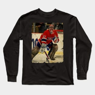 Patrick Roy - Montreal Canadiens, 1984 Long Sleeve T-Shirt